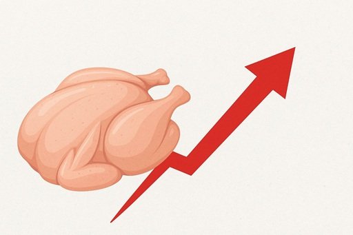 افزایش ۵۰ درصدی قیمت مرغ !